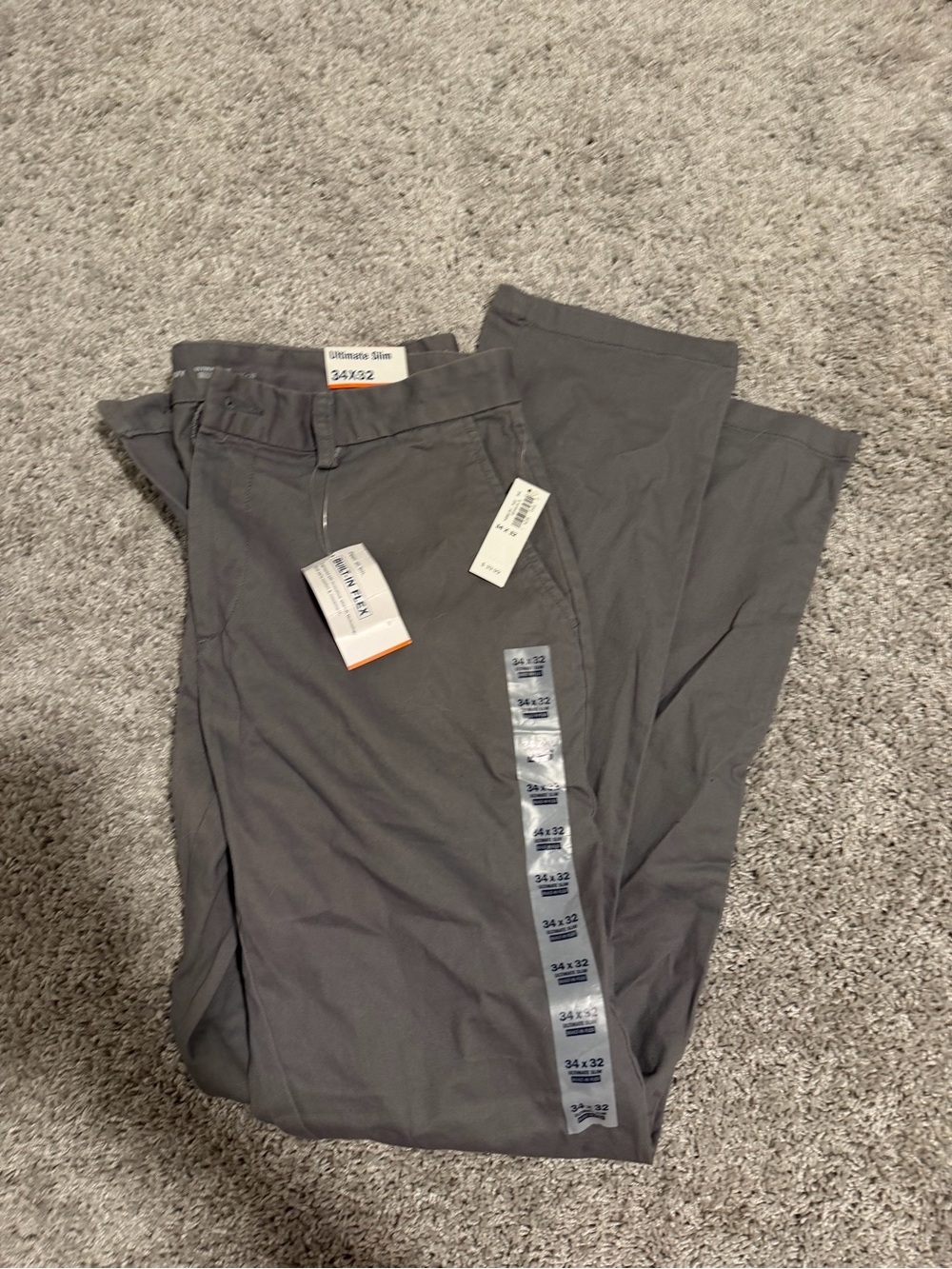 Old Navy Men’s Slim Chinos in Charcoal Gray
